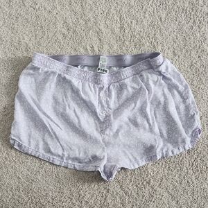 PINK Victoria's Secret Lavender Boxer Shorts